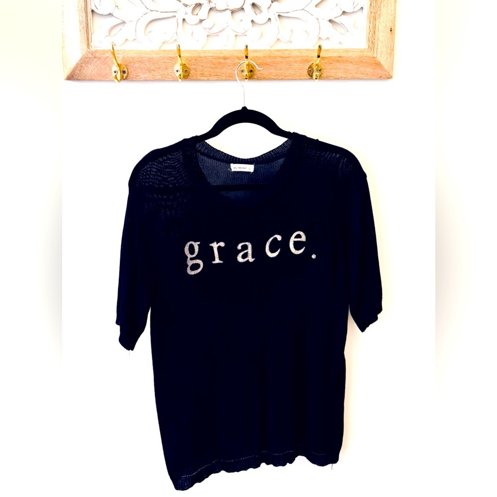 Black 'Grace' Knit Top